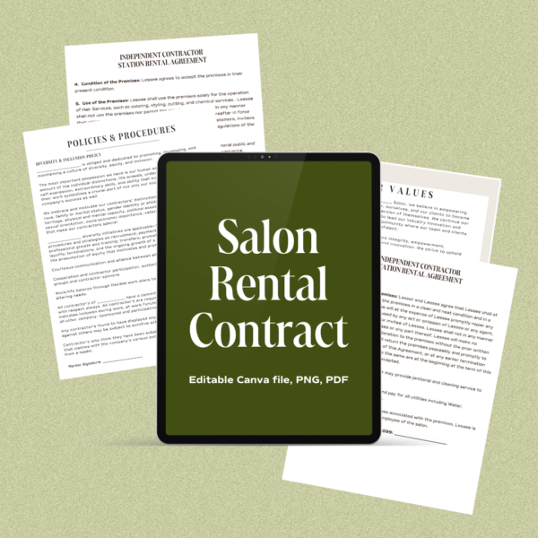 Salon Rental Contract